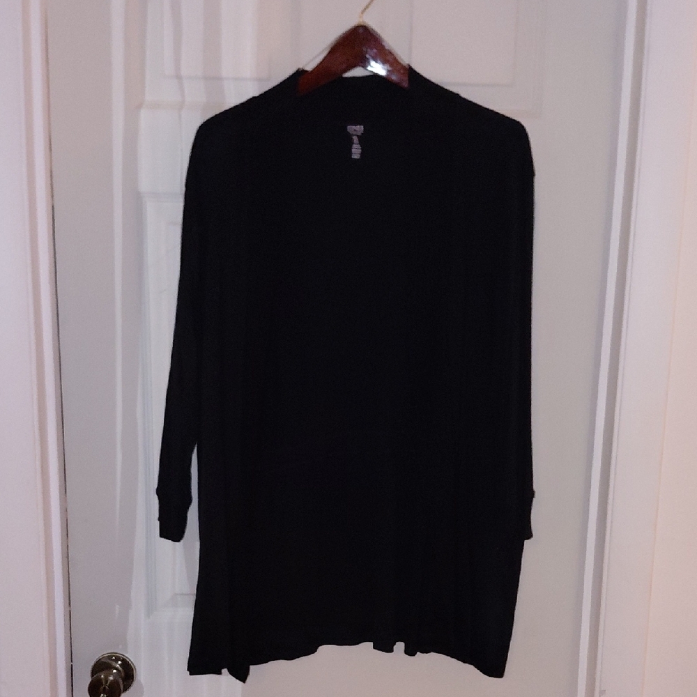 EUC Jones New York Signature Black Sweater/Cardigan 1X or 2X Available 1X Shown